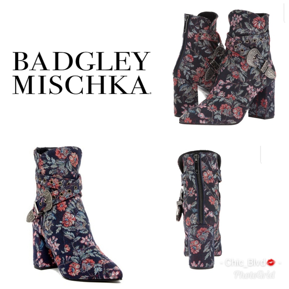 🆕️🔥1 LEFT! Badgley Mischka Morrisey Ankle Boot